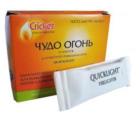 Пакеты для быстрого разведения огня "Чудо Огонь" Cricket